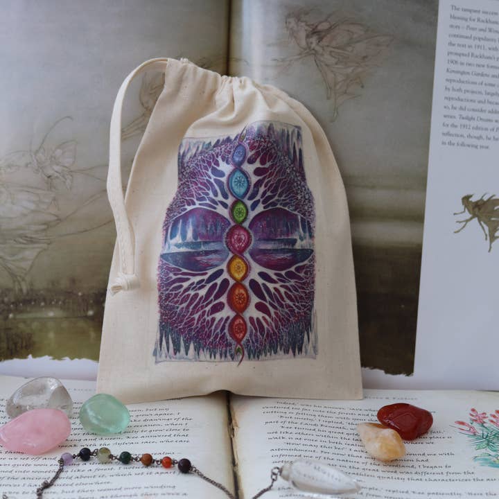 FreeRangeFaeries - Wholesale Pouch - Women's - The Crystal Tree Tarot Pouch1