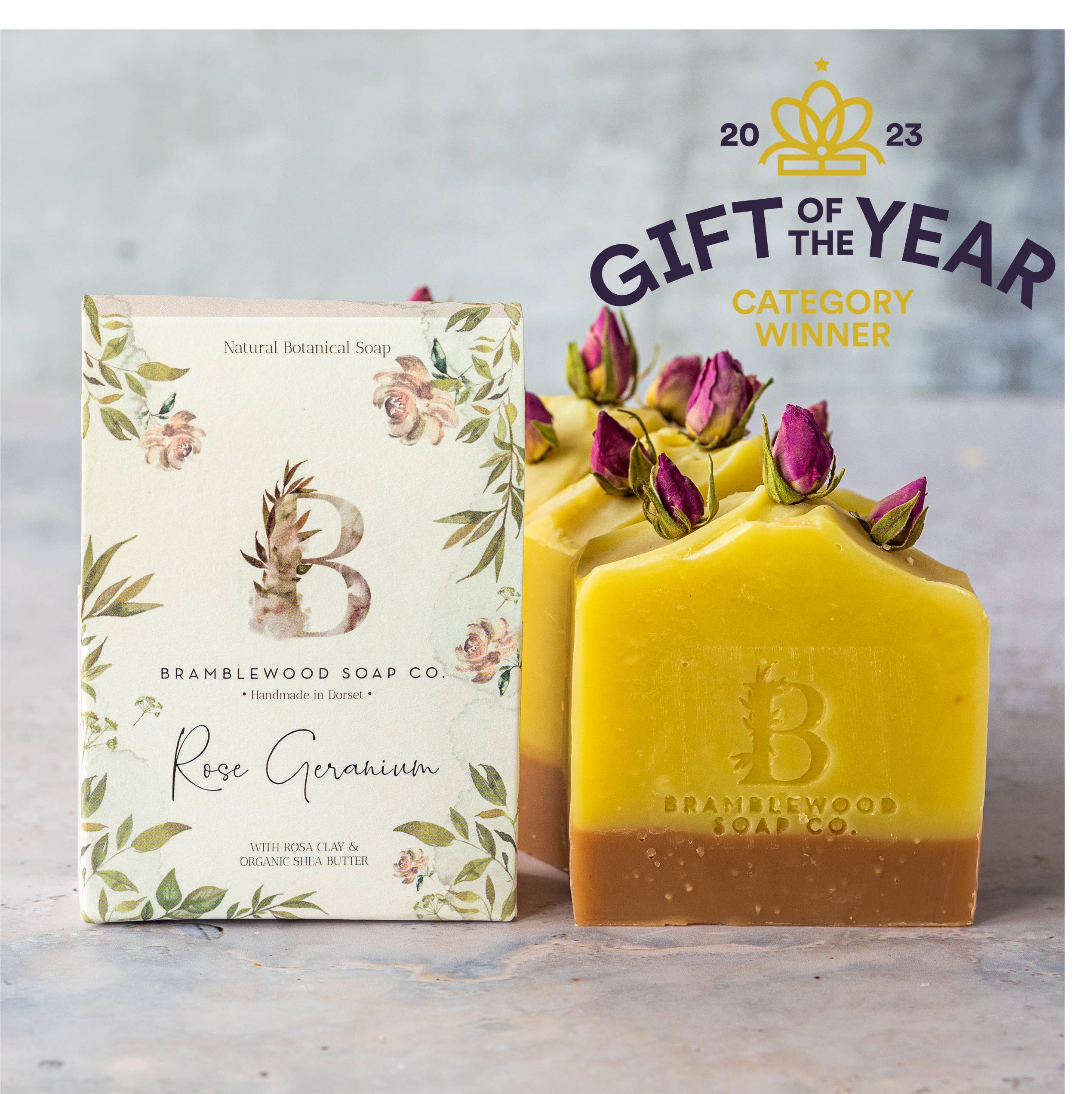 BrambleWood Soap – wholesale Bar Soap – Rose Geranium Handmade Soap