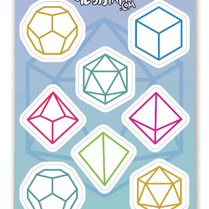 GlassStaff - Wholesale Sticker - Minimal DnD Sticker