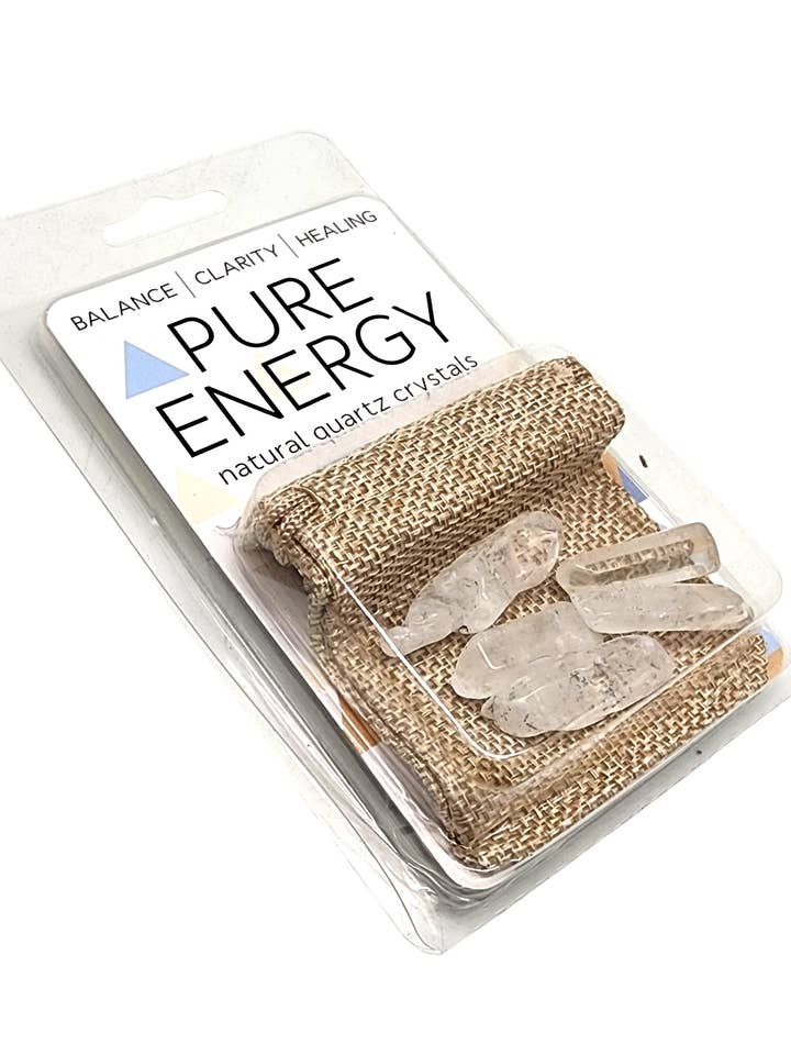 Ren Energi Naturlig Kvartskit för wholesale av Fantasy Gifts