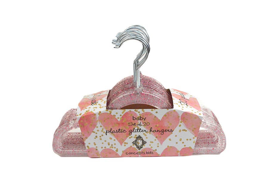 Concepts In Time – wholesale Clothes hangers – Concepts 20pk Acrylic Hangers for Kids – Sleek & Strong3