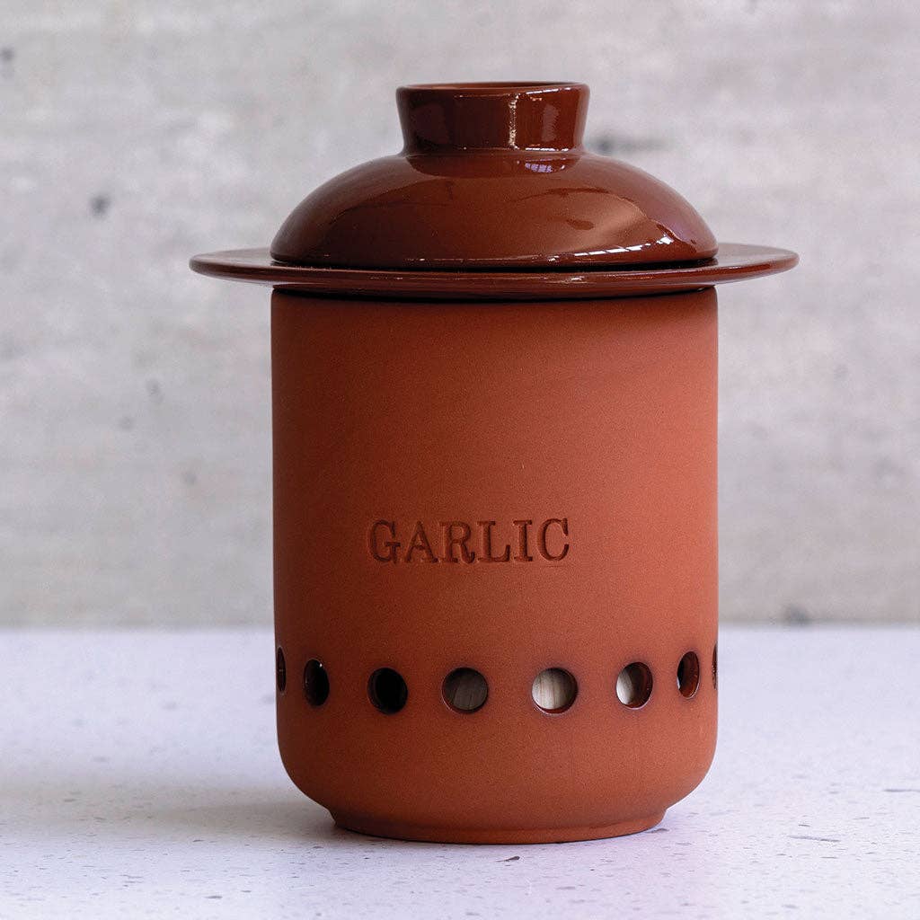 Monkey Business Design USA LLC - Wholesale Kitchen Tool/Gadget - Terracotta Container For Garlic Holder | Heads & Cloves3
