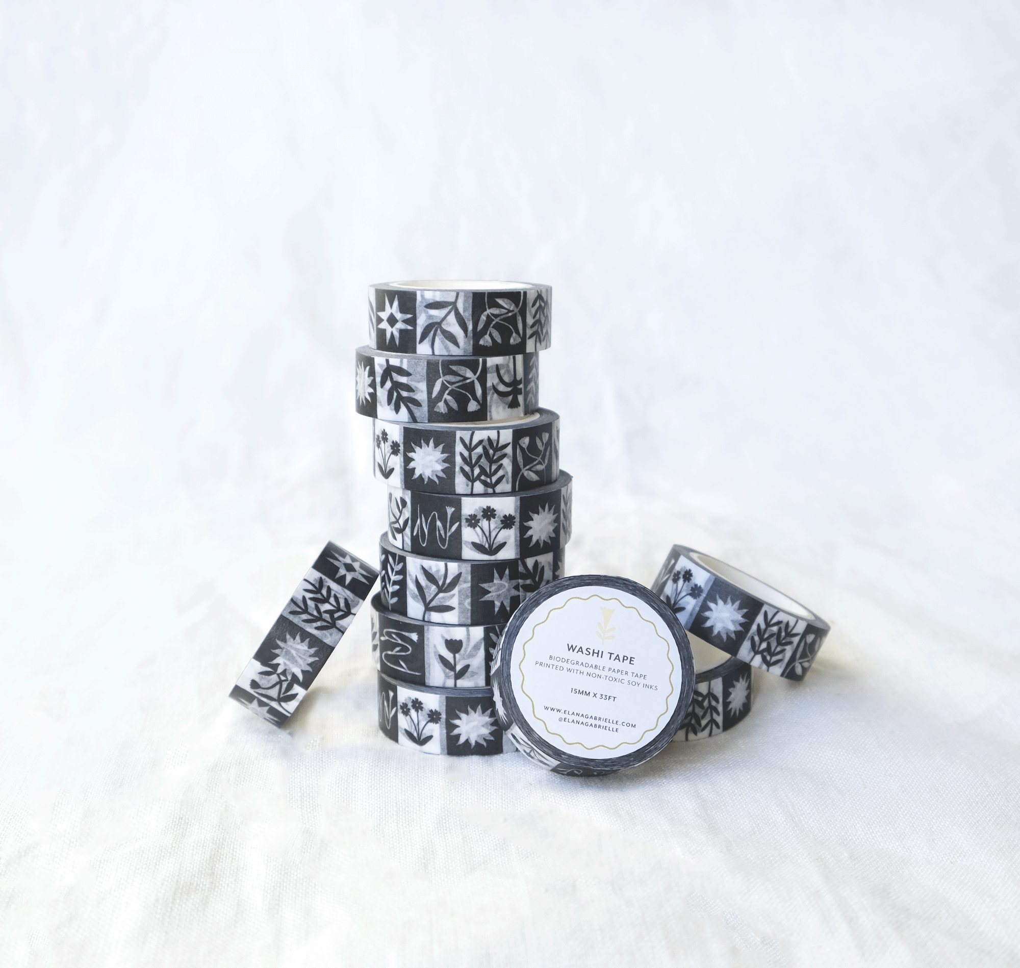 Elana Gabrielle - Vente Rubans adhésifs Washi - Ruban Washi Patchwork2