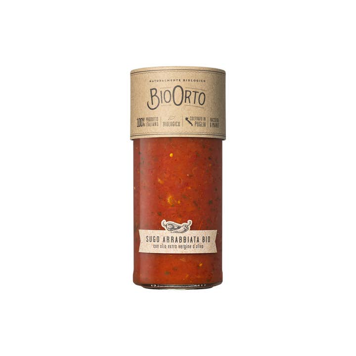 Organic Arrabbiata Sauce for wholesale by Bio Orto Società Cooperativa Agricola