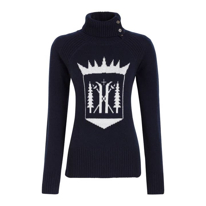Ski Race Strickpullover für Damen im Monarch-Stil für den Großhandel von Alps & Meters