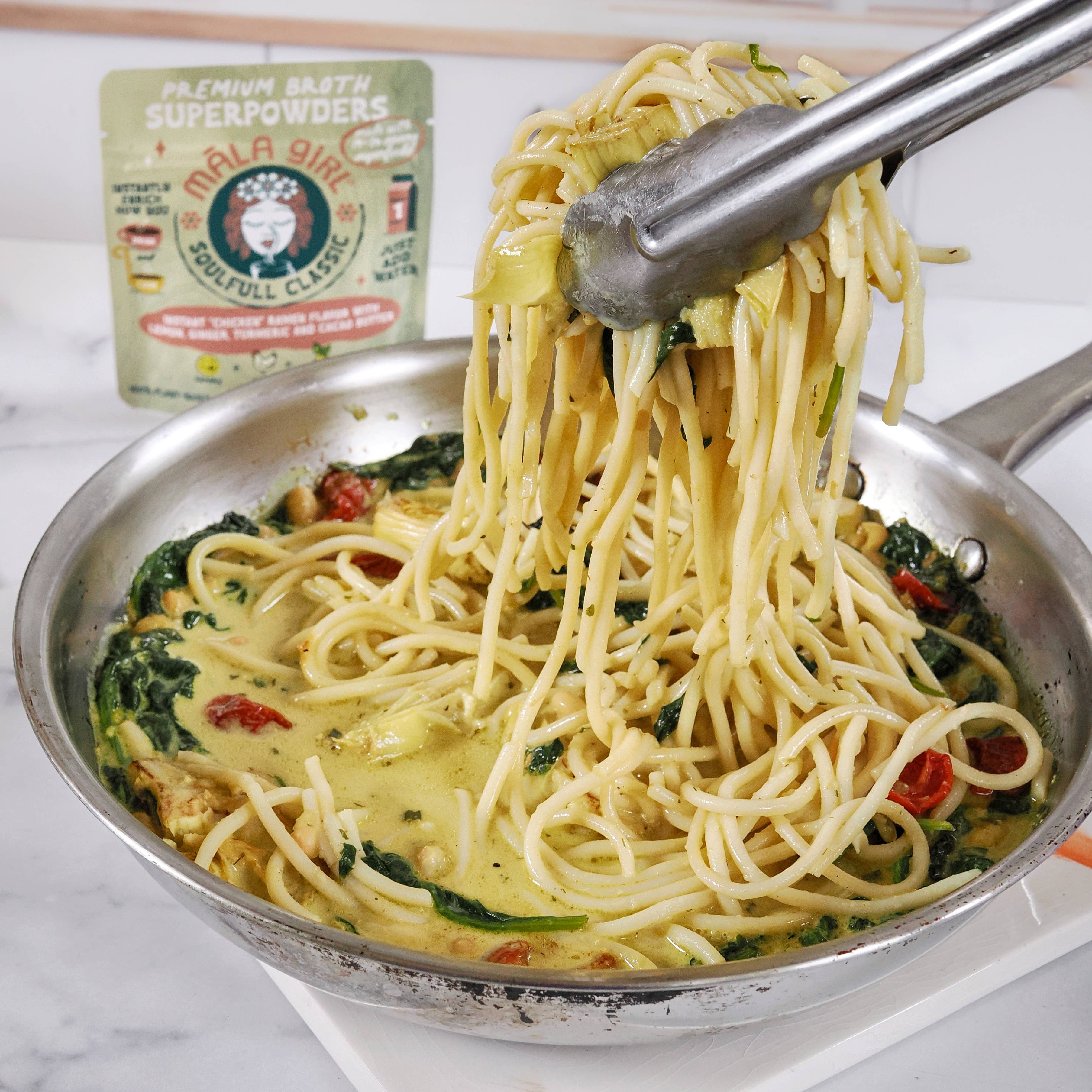 māla girl – Bebida saudável em pó por atacado – Pó instantâneo de caldo superalimento com limão, gengibre e cúrcuma8