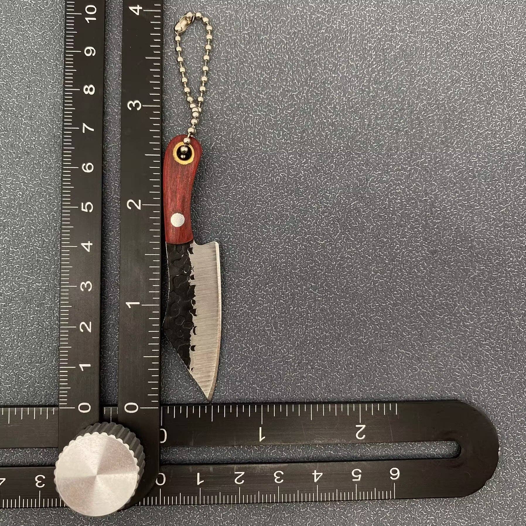 Mio Queena - Wholesale Pocket Knife/Holder - Black Enamel Mini Knife With Protective Sleeve5