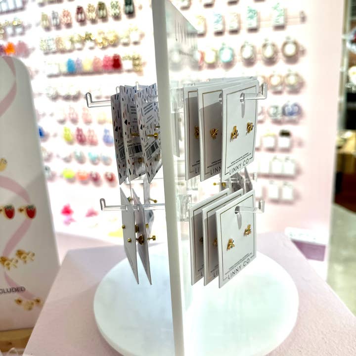 LINNY CO - Wholesale Jewelry Stand & Display - Screwback Stud Display - $35