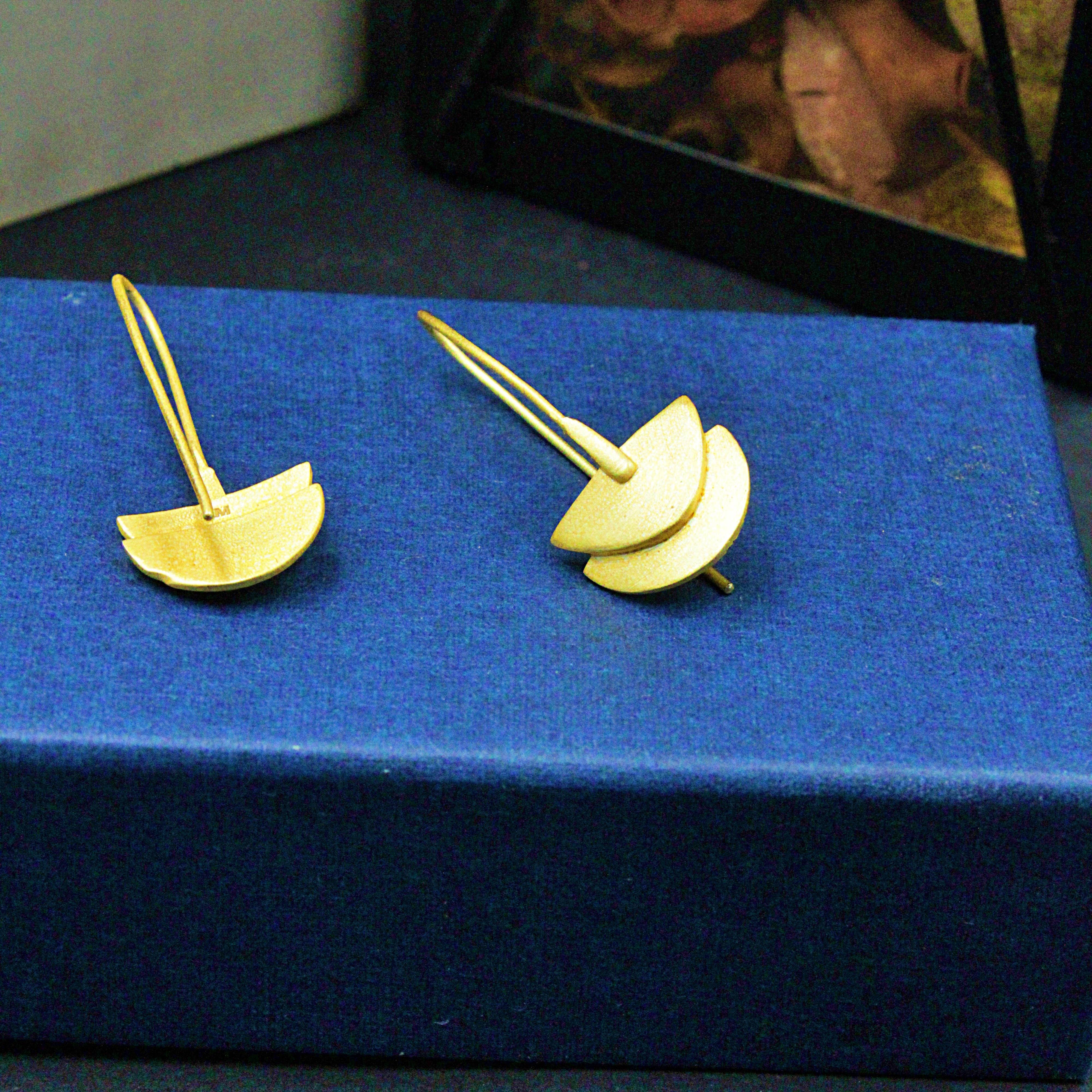 LA MAR - Wholesale Dangle Earrings - CIOTTOLA design gold-plated earrings6