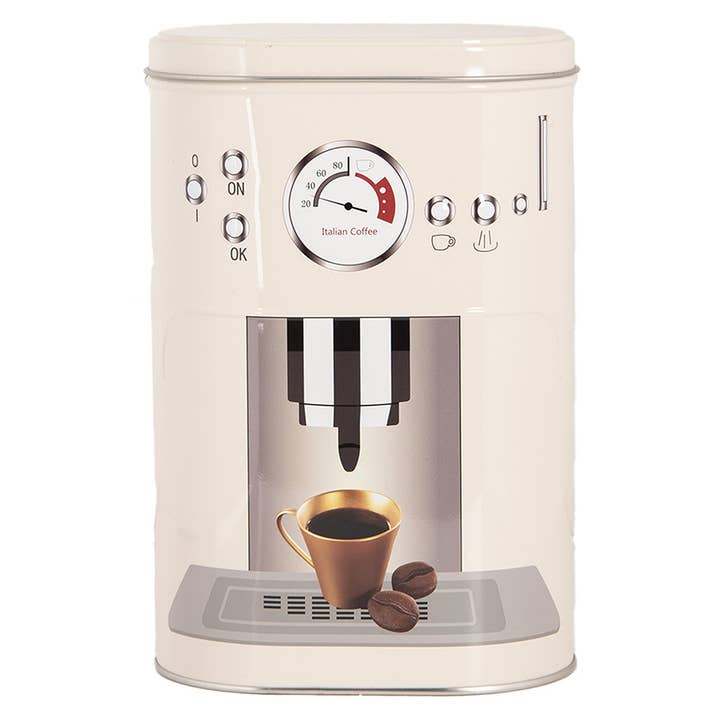 Clayre & Eef - Wholesale Decorative Box - 6BL0141 Tin Storage Box 20x13x9 / 18x11x7 cm Beige Metal1