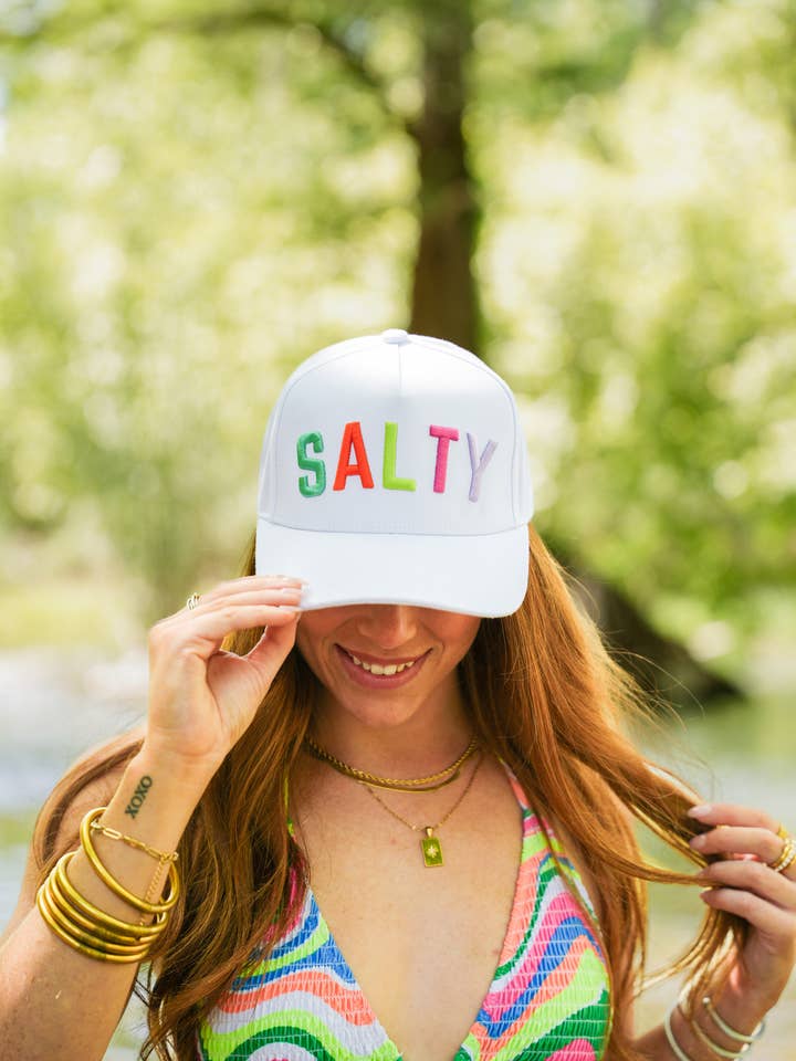 SALTY CANVAS CAP for wholesale by Summer Tees