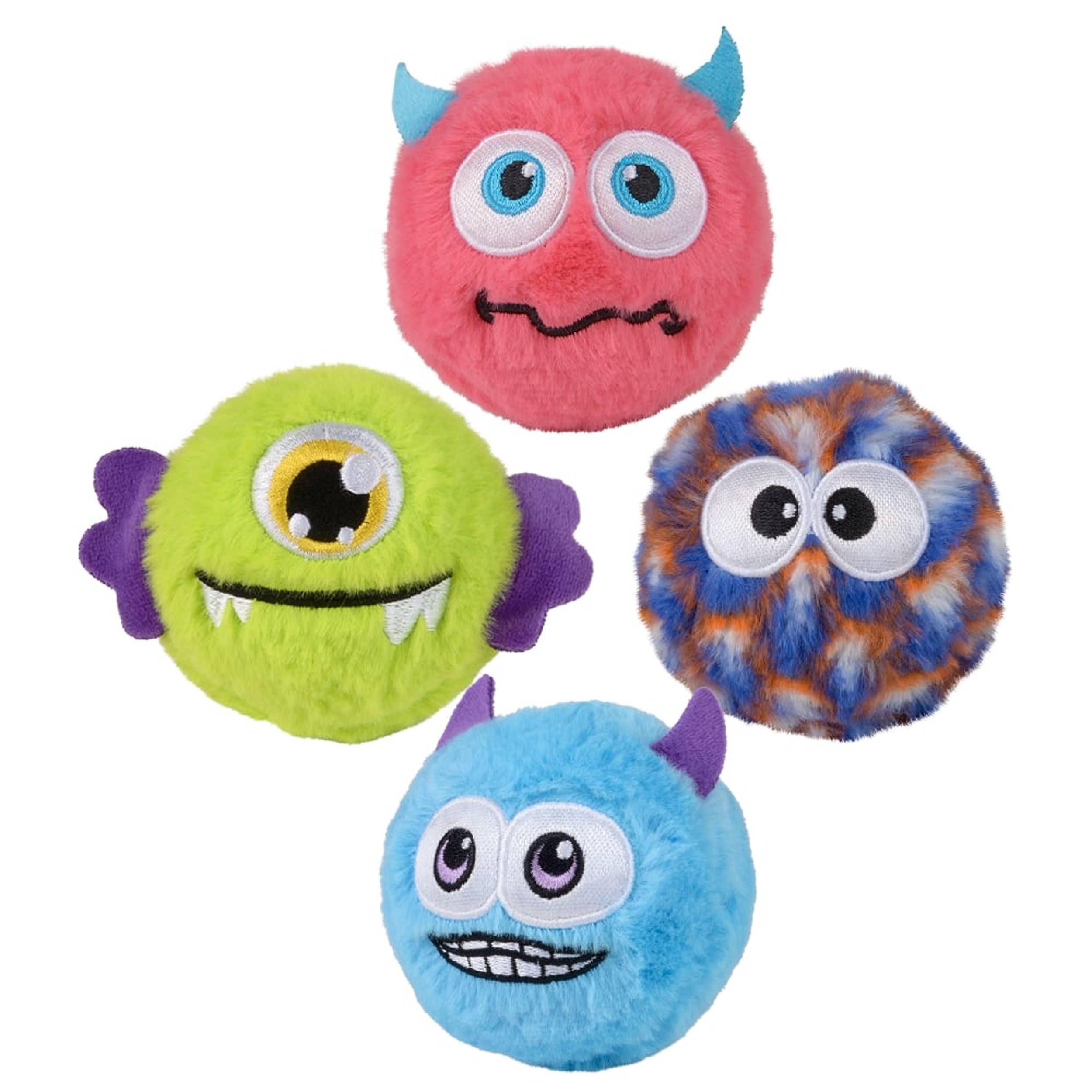 Toyarina - Vente Peluche – enfant et bébé - Mini balles rebondissantes en peluche monstre de 3,25" – Styles assortis0