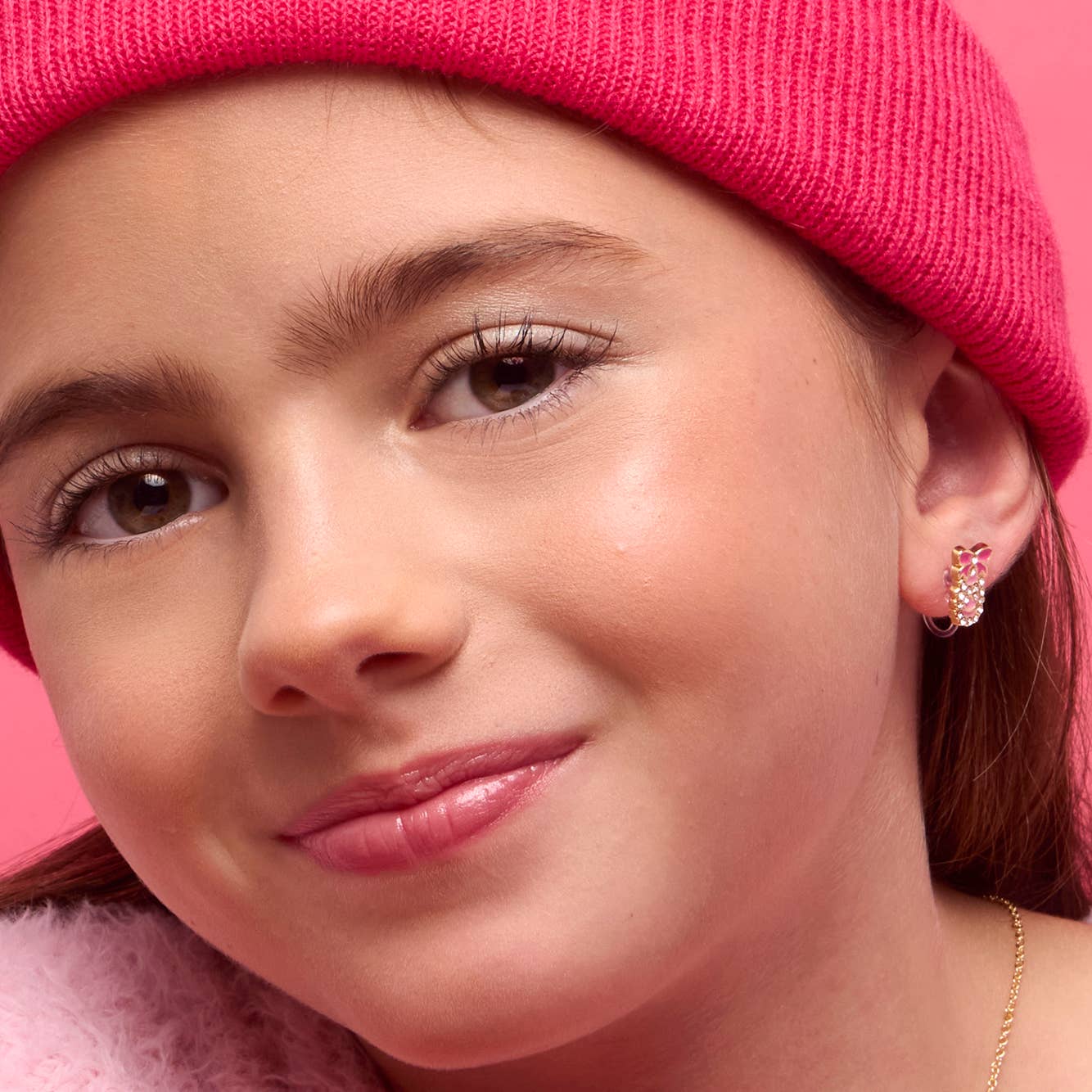 Girl Nation - Wholesale Earrings - Kids - Crystal Ballet Shoe Clip On Earrings0