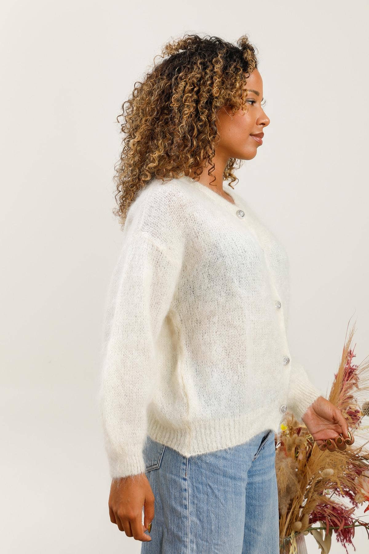 LÉA & LUC - Wholesale Cardigan - Women's - Mohair cardigan REF. 2137116