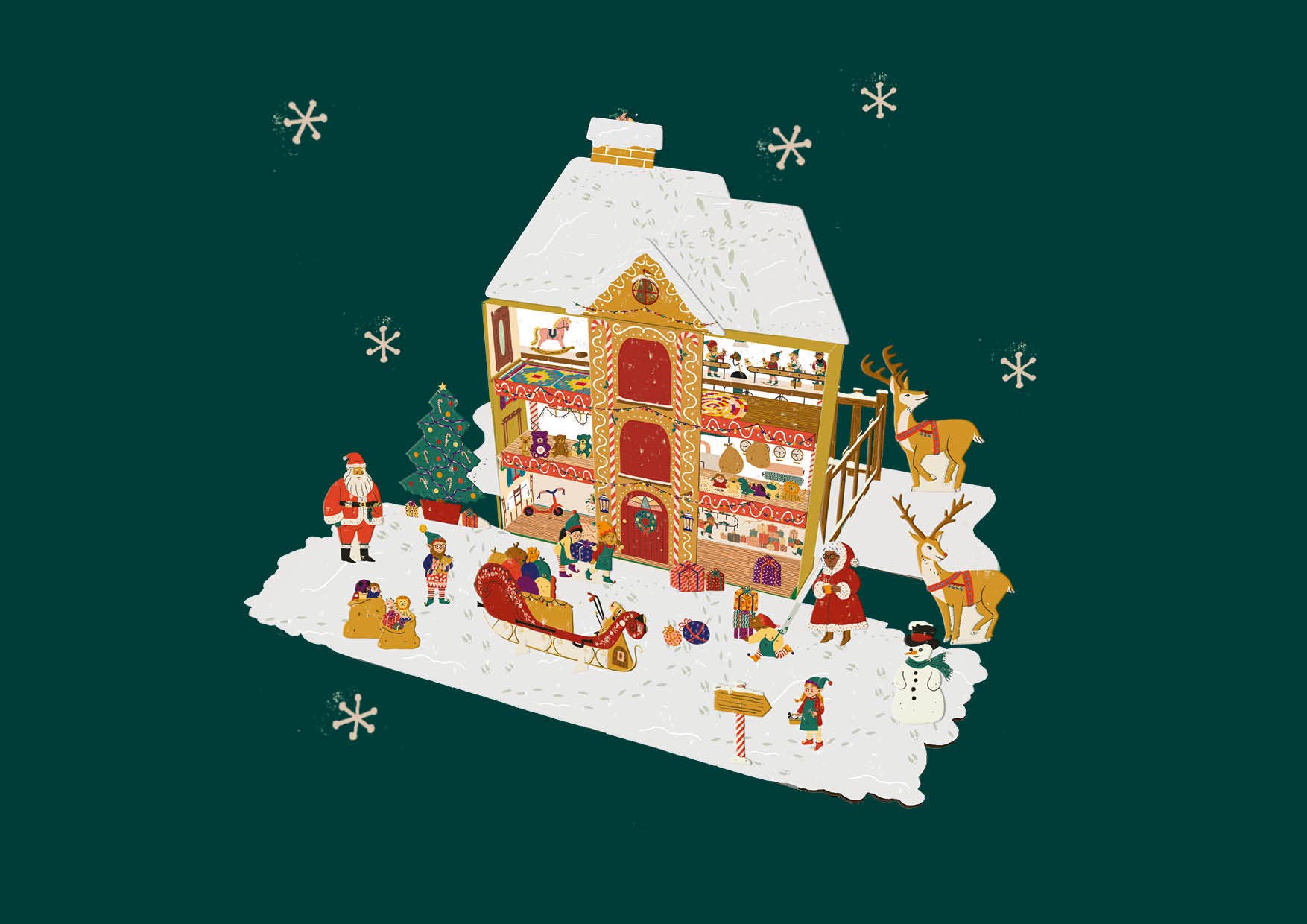 EMF Verlag - Edition Michael Fischer - Wholesale Early Reader Book (6-8) - The XXL Set – Santa's House4