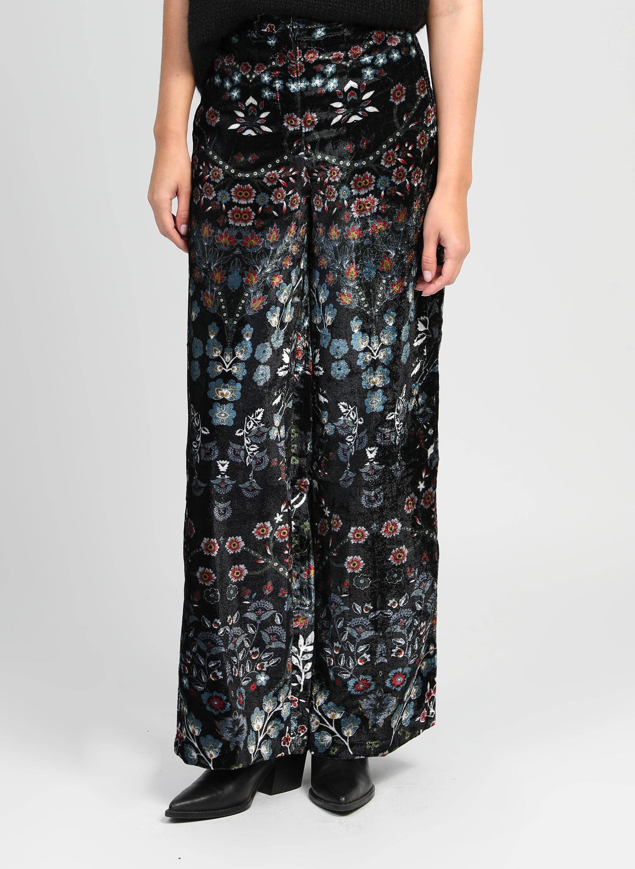 An'ge - Wholesale Pants - Women's - ROSS PANTS folina black2