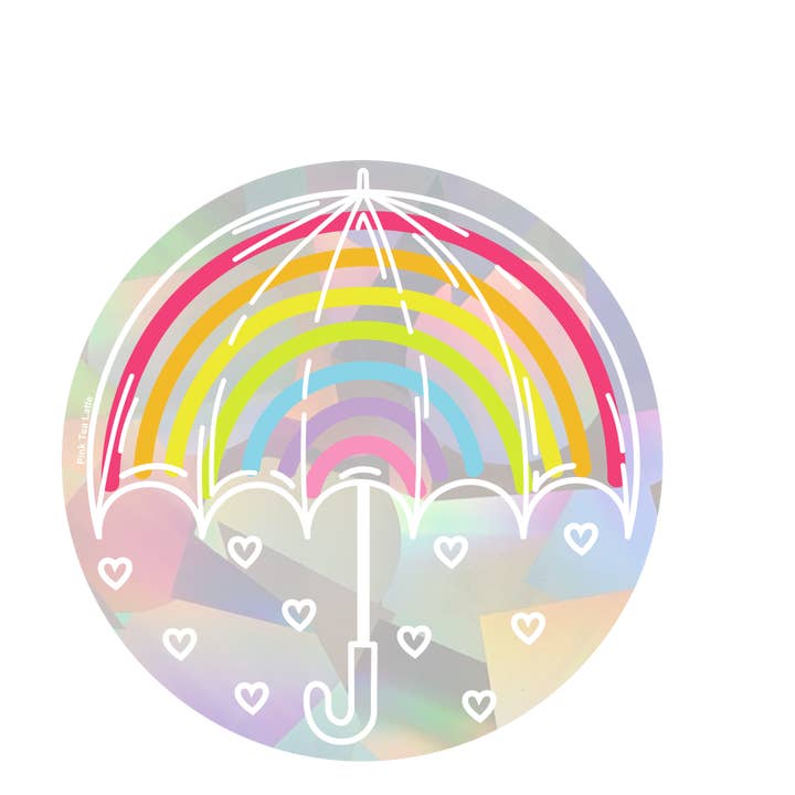 Rainbow Umbrella for wholesale by Pink Tea Latte