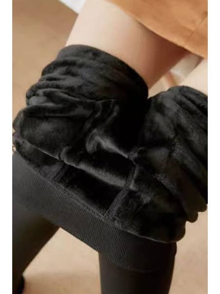 Color 5 - Wholesale Stockings - Women's - Winter warm black fleece stocking hosiery for cold weather5