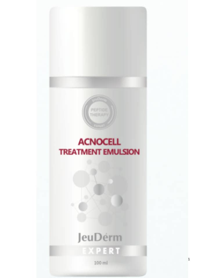JeuDerm - AcnoCell Treatment Emulsion 100 ml - Base Final Care, EXP: 03/2028 for wholesale by Majestic Skin