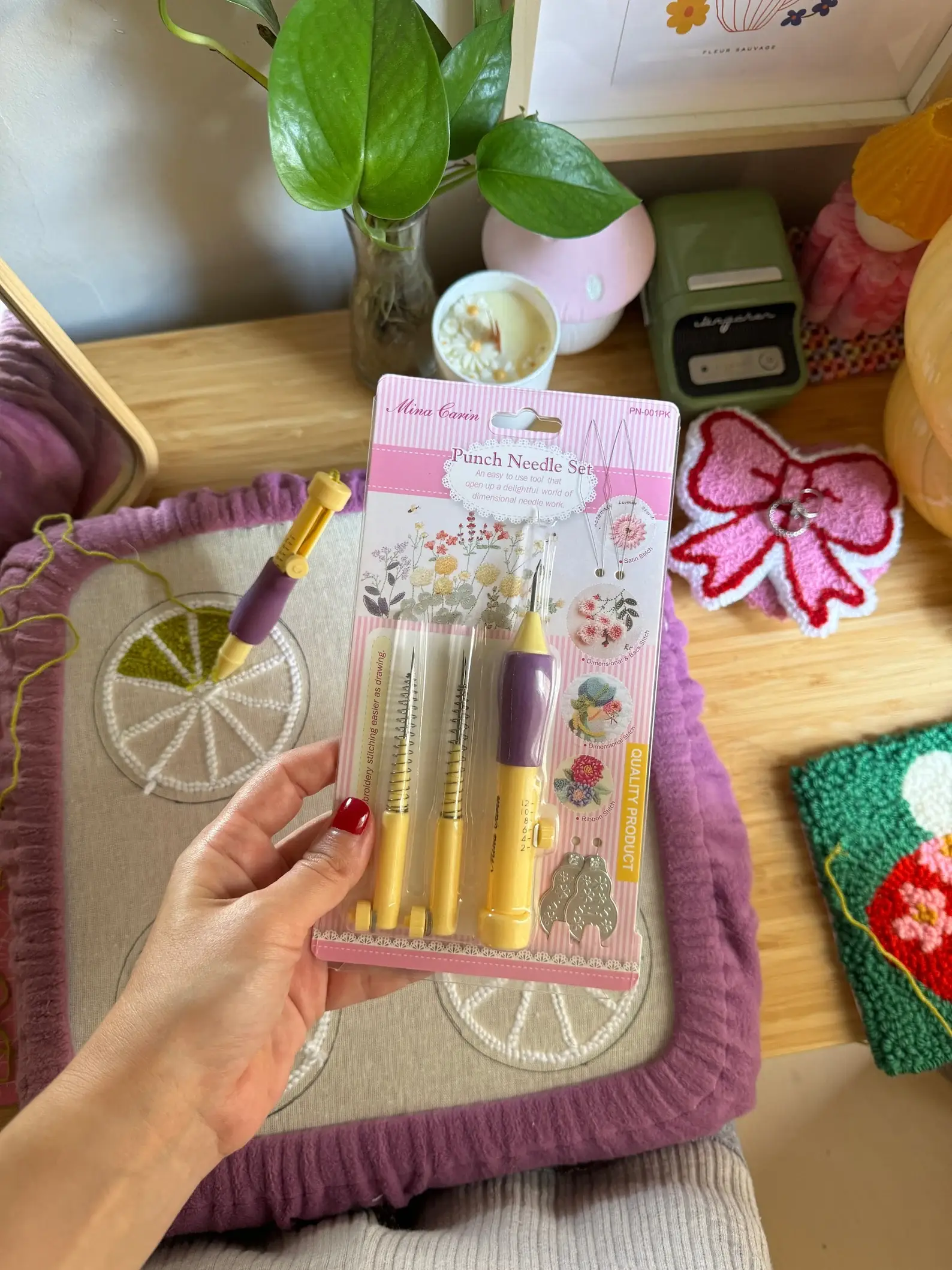 MUUDLAND - Wholesale Sewing Needles - Punch Needle Set Mina Carin needle1