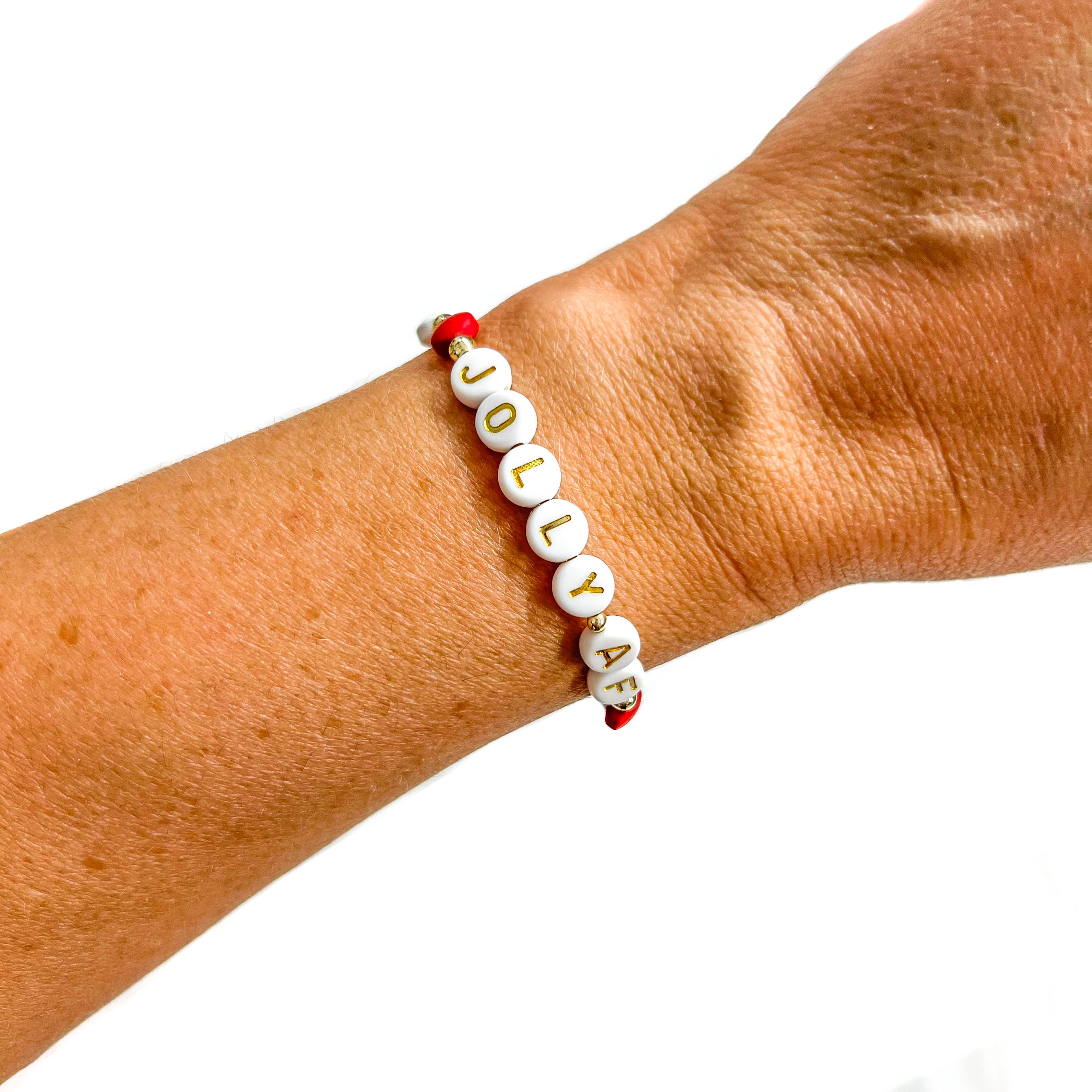Savvy Bling - Vente Bracelet de perles - Bracelets de Noël12