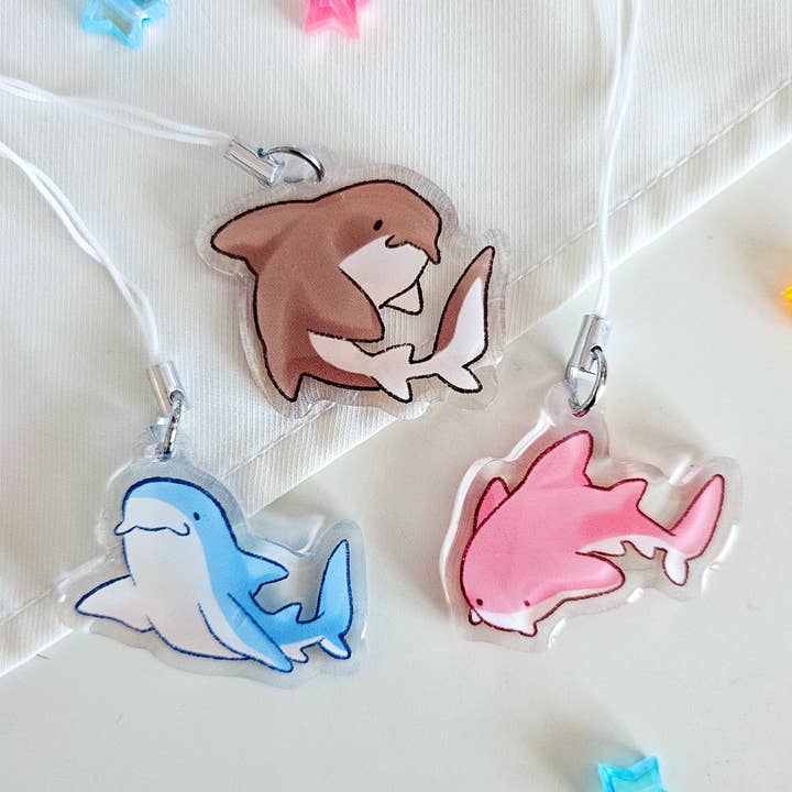 Nurse Shark Phone Charm for wholesale by Zellie's Koi Pond