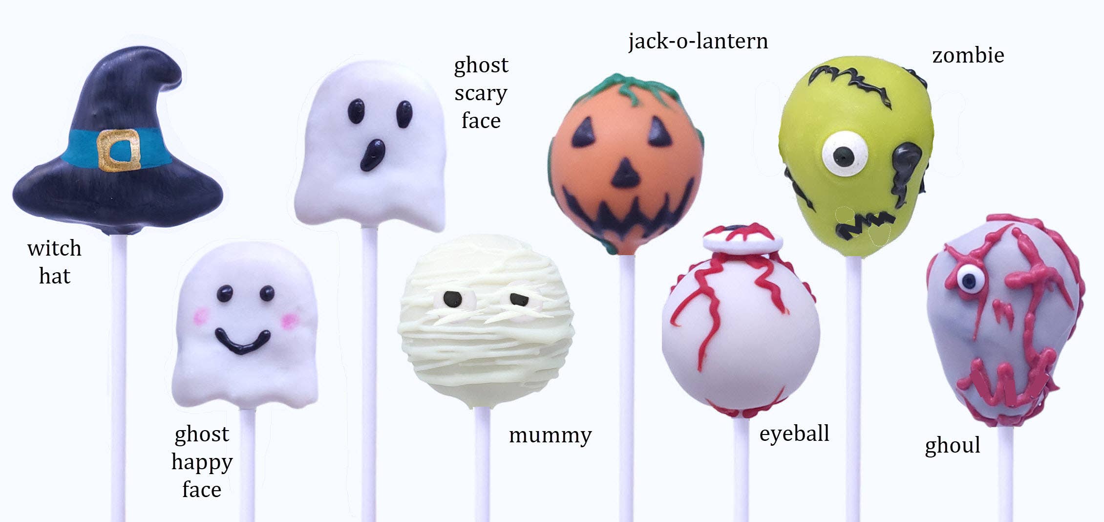 Wild Angel Treats, LLC - Venta al por mayor Tarta - Cake Pops artesanales de diseñador para Halloween1