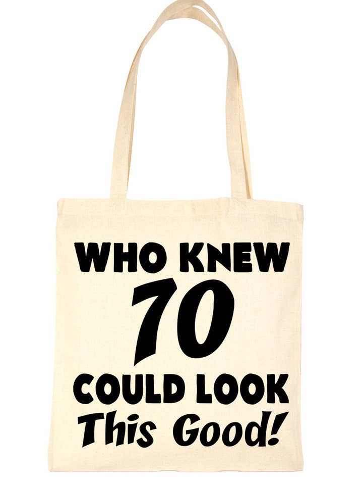 ¿Quién sabía que los 70 podrían lucir esta buena bolsa de compras de por vida? para venta al por mayor de Print4U