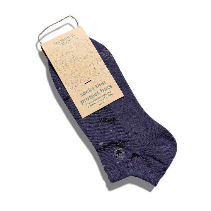 Conscious Step - Wholesale Socks - Unisex - Ankle Socks that Protect Bats
