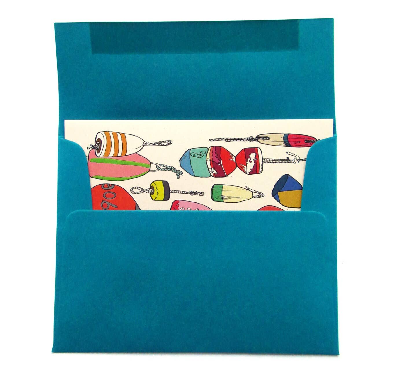 Wild Life Illustration Co. - Vendita all'ingrosso Biglietti di auguri generici - Biglietto di Auguri Quotidiano con Boa Colorata1