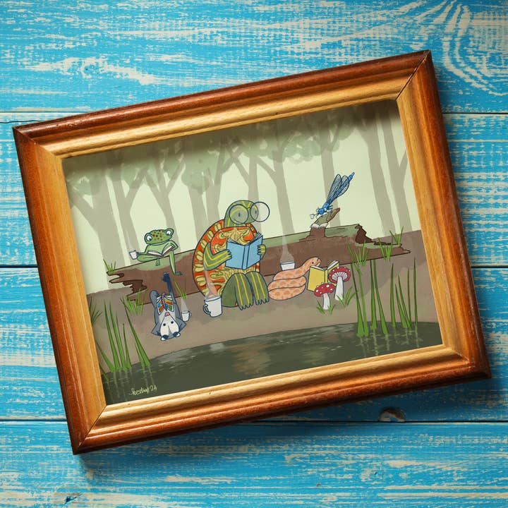 Kumpels lesen Drucken für den Großhandel von Kestrop Studio