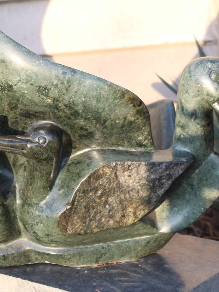 Bain d'oiseaux de troupe d'oies pour la vente par AVAC Arts