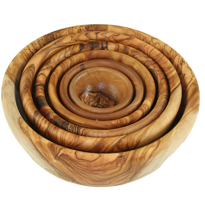 olivenholz-erleben - Wholesale Bowl - Round bowls, set of 65