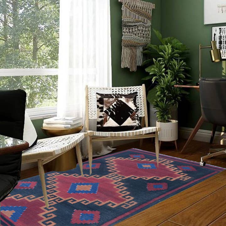 Alfombra moderna Mirage Kilim para venta al por mayor de Fybernots