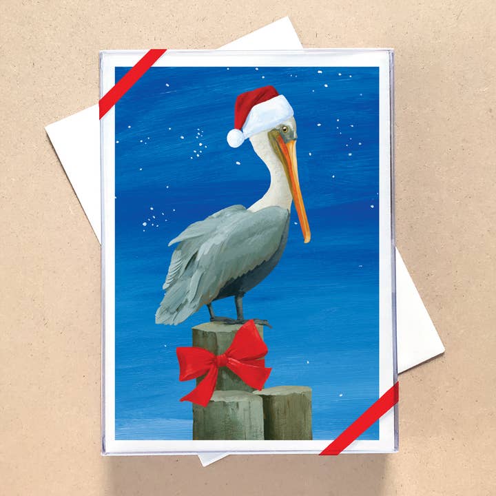 Biglietti di auguri in scatola Pelican per la vendita all'ingrosso da parte di Allport Editions