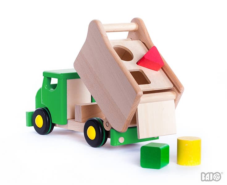 Little Poland Gallery – Engroshandel Legetøjsbil/lastbil - Børn – BAJO Tipper sortering Truck4