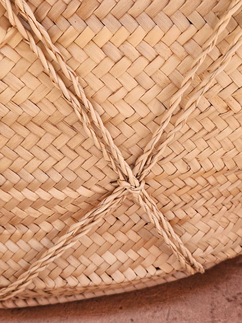 HandmadeBestSeller – wholesale Basket – Natural Palm Leaf Basket with Fabric Lining4