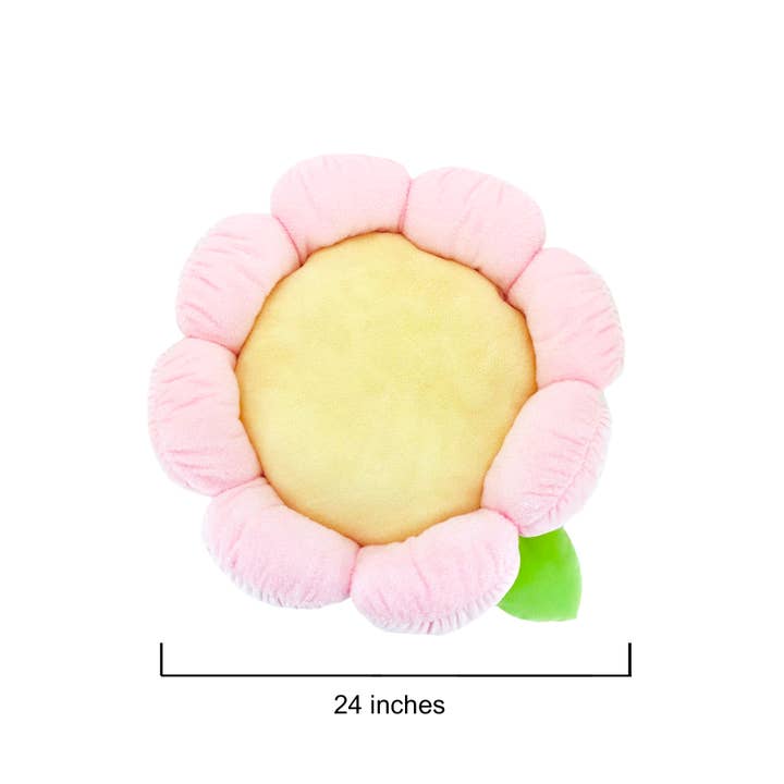 TONBO - Wholesale Pet Bed - Cat/Dog - TONBO Pastel Pink Flower Pet Bed3