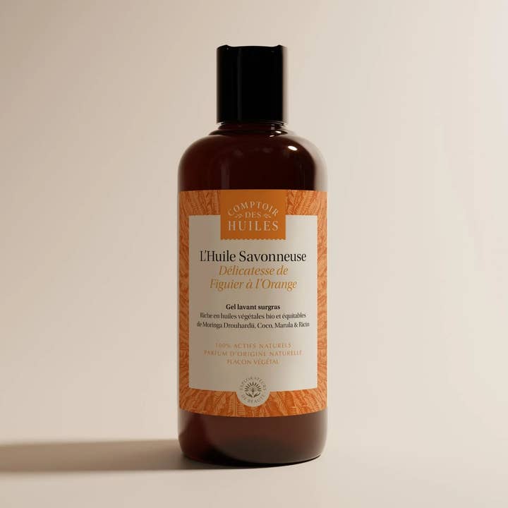 Shower Oil Organic - Orange & Fig Tree for wholesale by COMPTOIR DES HUILES
