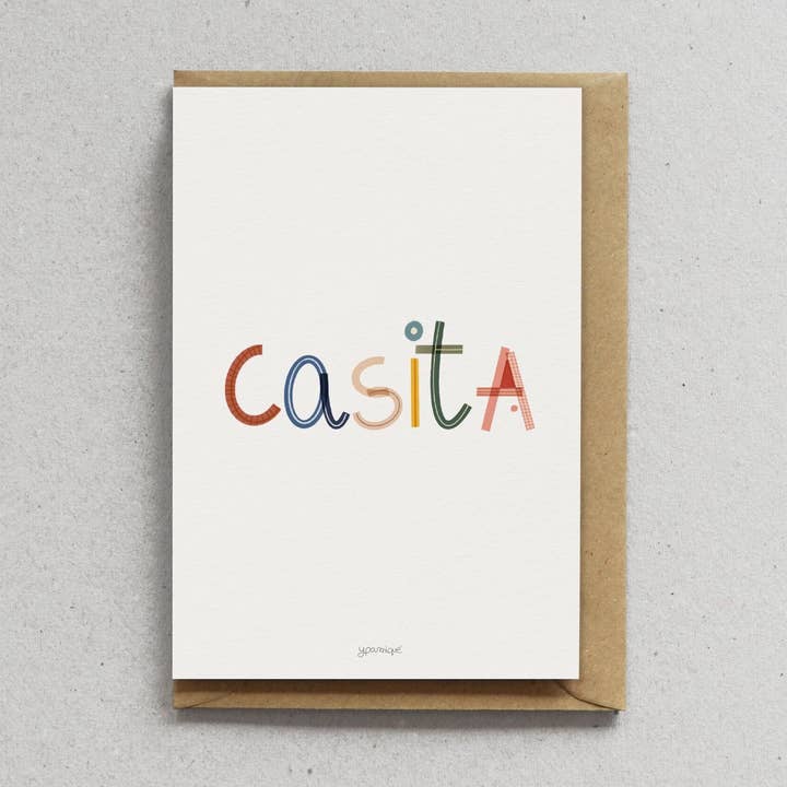 Card With Envelope - Little House for wholesale by ypamiqué