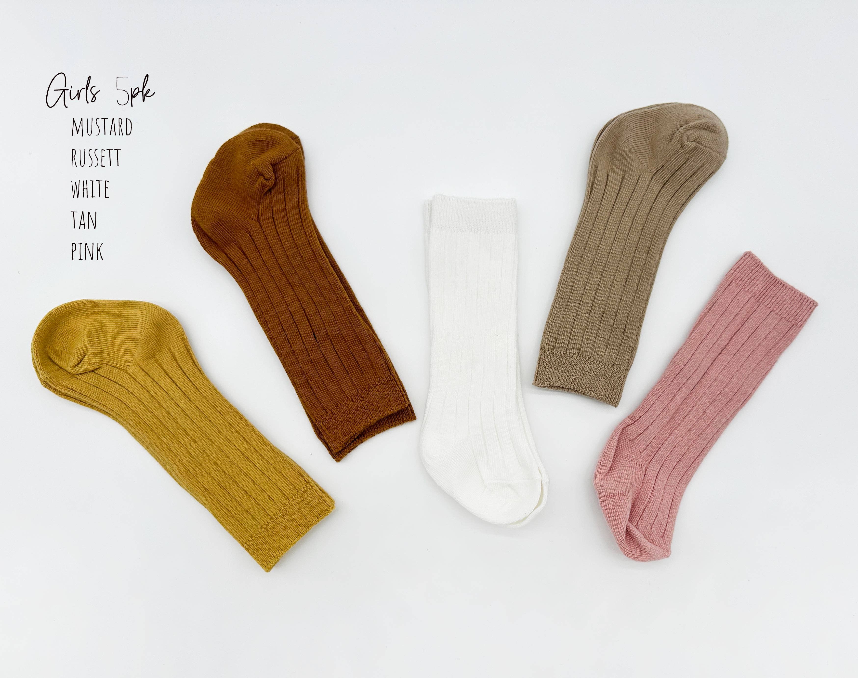 OLIVE & CRADLE - Venta al por mayor Calcetines - Niños - Calcetines acanalados de algodón5