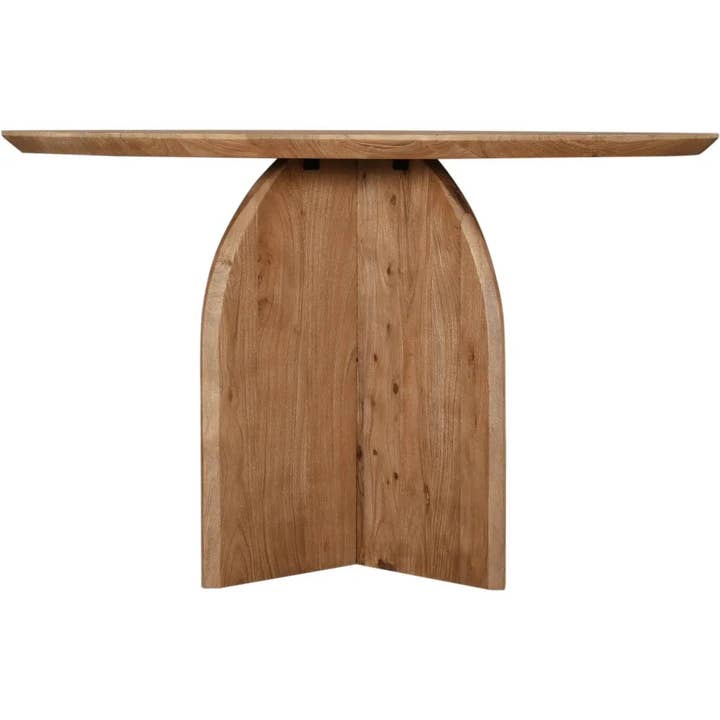 LOOMLAN - Wholesale Side Table - Bartlett Wood Brown Round Dining Table