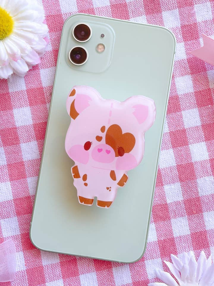 Téléphone Butter the Pig adhérent pour la vente par Basura Gang