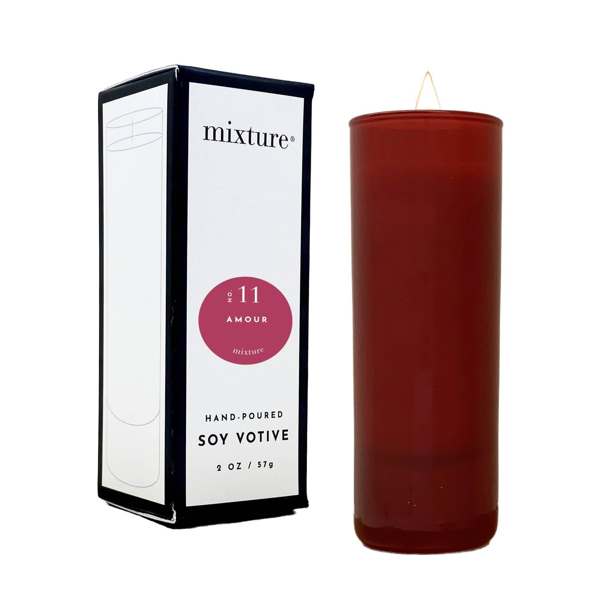 Mixture Home - Wholesale Votive Candle - 2 oz Red Votive3