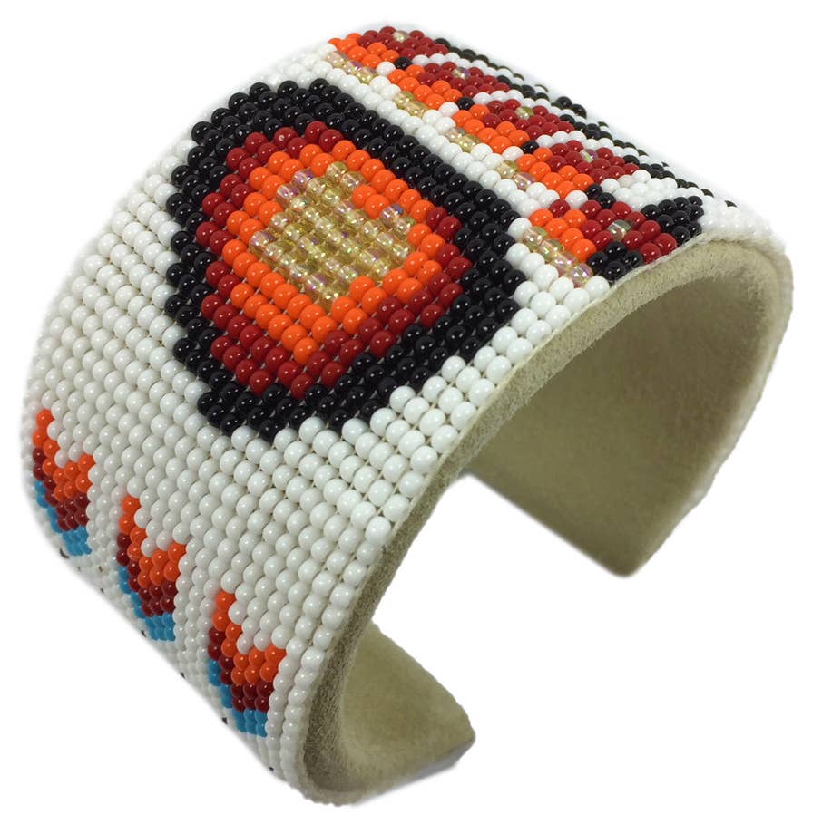 BEADS CORNER – Conjunto de joias por atacado – Conjunto de Joias Artesanais com Contas Colar Branco Vermelho Brincos Pulseira (Pata de Urso Vermelha)1