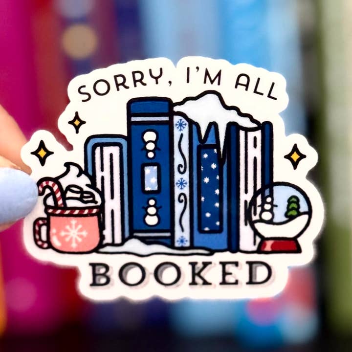 Adesivo Sorry I'm All Booked per la vendita all'ingrosso da parte di Tiramaesu