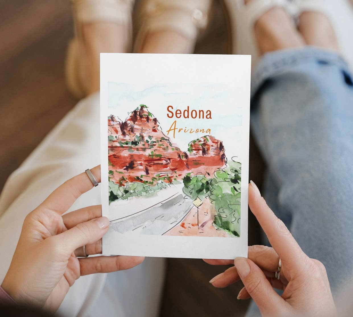 Maria Langgle - Wholesale Everyday Greeting Card - Sedona Greeting Card with Envelope 5x71