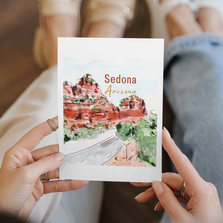Maria Langgle - Wholesale Everyday Greeting Card - Sedona Greeting Card with Envelope 5x71