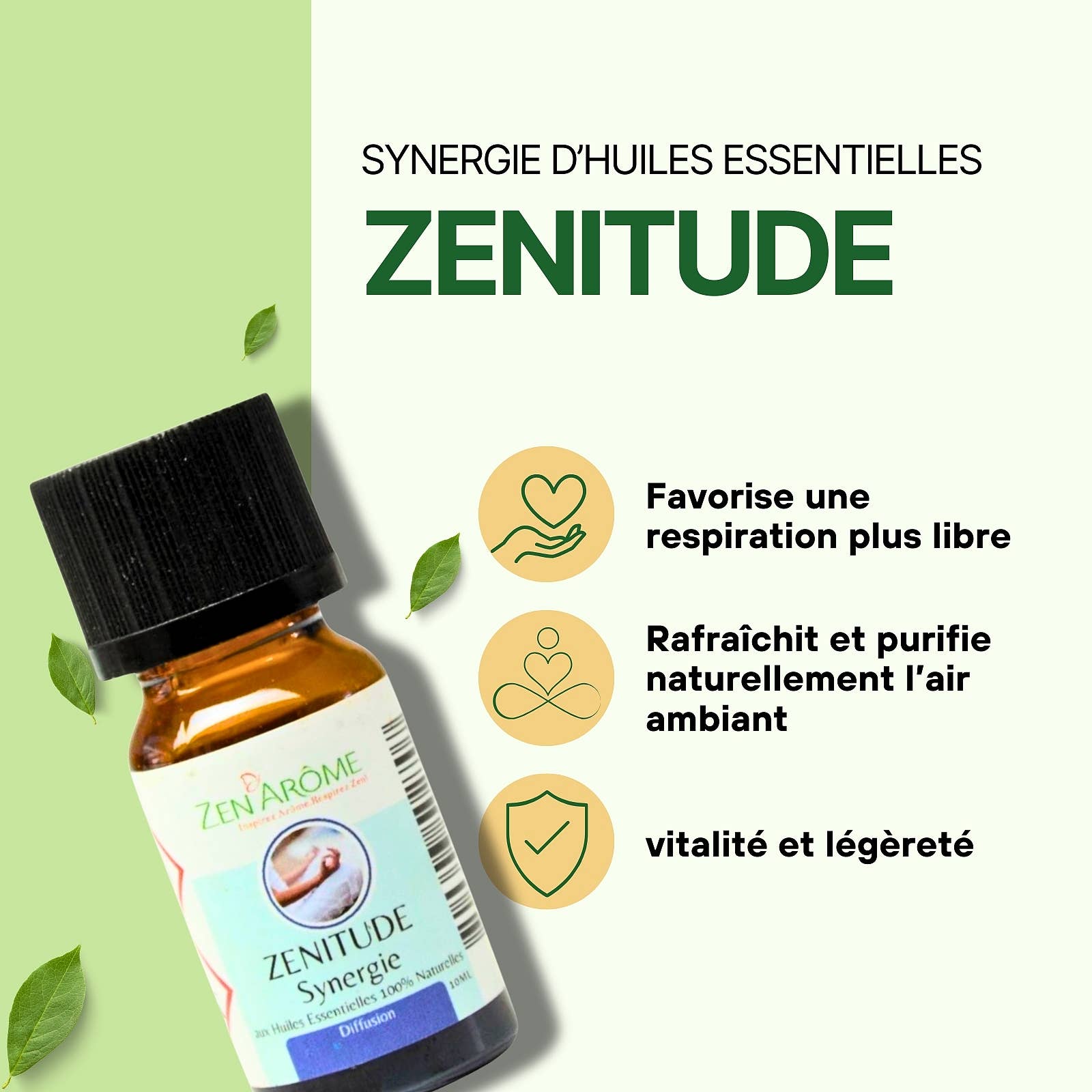 Zen'Arôme - Wholesale Essential Oil - Zenitude Essential Oil Blend for Diffuser - 10 ml4