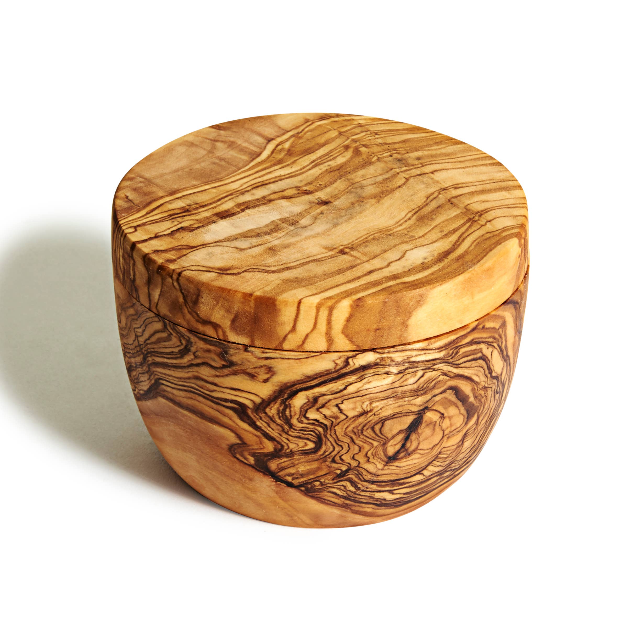 Natural OliveWood - Wholesale Food Storage Container - Olive Wood Salt Cellar5